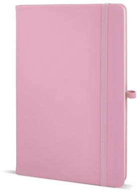 A5 notitieboekje met penlus - Pastel rose