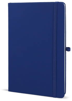 A5 notitieboekje met penlus - Donkerblauw