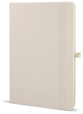 A5 notitieboekje met penlus - Beige