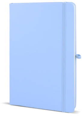 A5 notitieboekje met penlus - Pastel blauw