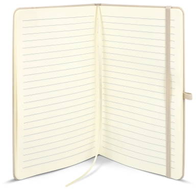 A5 notitieboekje met penlus - Beige