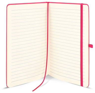 A5 notitieboekje met penlus - Roze