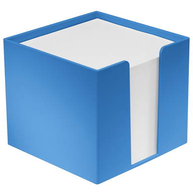 Recycelte Memobox 105 x 105 x 90 mm - Recyceltes Blau