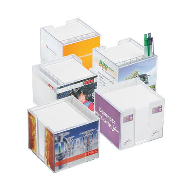 Memobox 105 x 105 x 90 mm - Glashelder