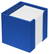 Memobox met organiser 10 x 10 x 10 cm - Blauw