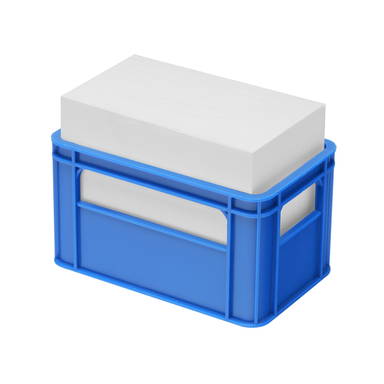 Memobox crate 110 x 68 x 72 mm - Blue