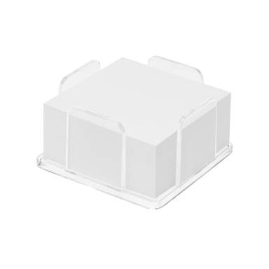 Memobox ohne Ecken 110 x 110 x 60 mm - Glashell