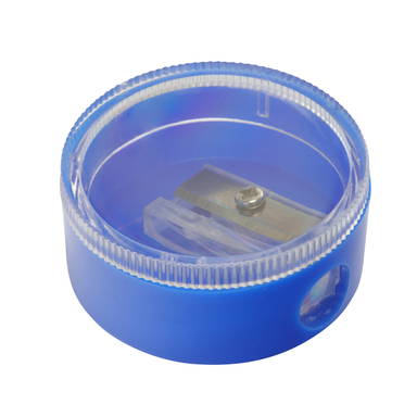 Ronde puntenslijper - Blauw, glashelder
