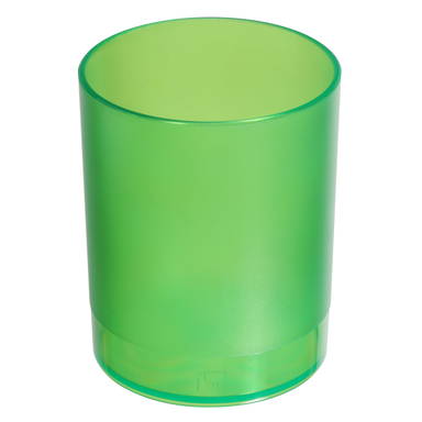 Gobelet pour brosses à dents - Verre dépoli vert