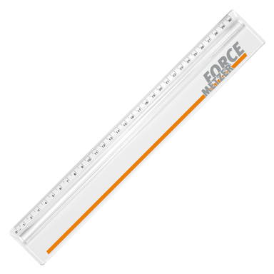 Règle avec loupe 30 cm - Clair comme du cristal