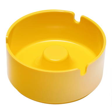 Stackable ashtray 100 x 45 mm - Yellow