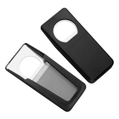 Flesopener met sluiting - Zwart