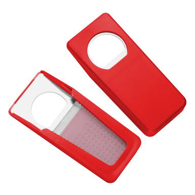 Flesopener met sluiting - Rood
