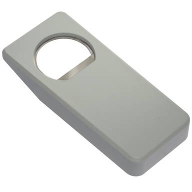 Gerecycelde flesopener met sluiting - Gerecycled grijs