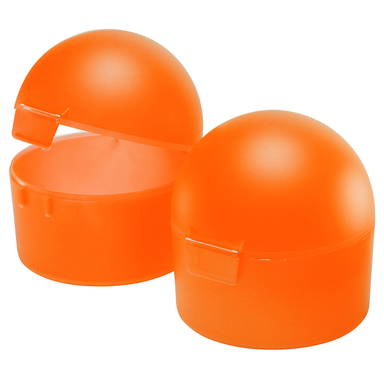 Appelbox 90 x 95 mm - Matglas oranje