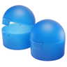 Matglas blauw