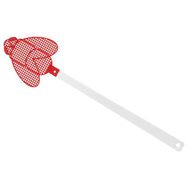 Vliegenmepper Brummi - Wit, rood