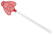 Vliegenmepper Brummi - Wit, rood