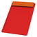 Kunststof A4 klembord - Rood, oranje