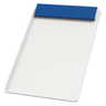 White, blue
