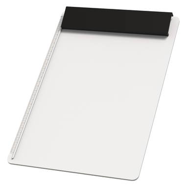 Plastic A4 clipboard - White, black