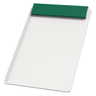 White, green