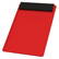 Kunststof A4 klembord - Rood, zwart