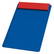 Kunststof A4 klembord - Blauw, rood