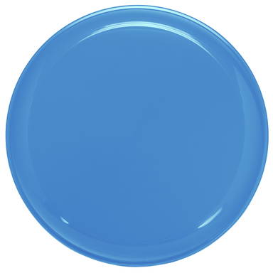 Gerecyclede PP frisbee 22 cm - Gerecycled blauw