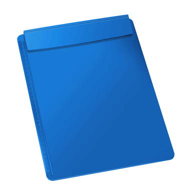 A4 clipboard with pen holder - Blue, blue