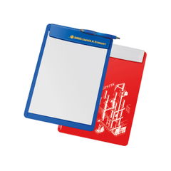 A4 clipboard with pen holder