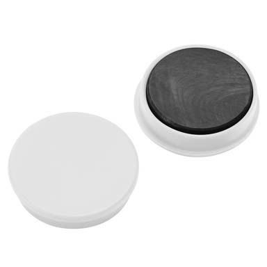Round magnet 30 mm - White