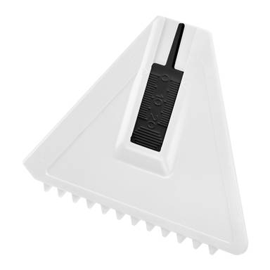 Eiskratzer mit Reifenprofiltiefenmesser - Schwarz, weiß