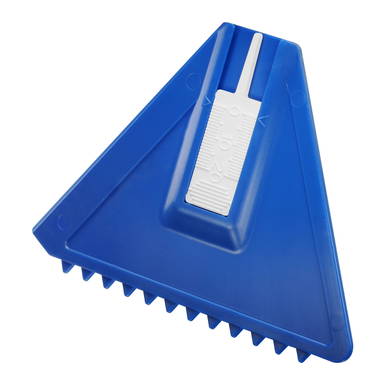Eiskratzer mit Reifenprofiltiefenmesser - Weiß, blau