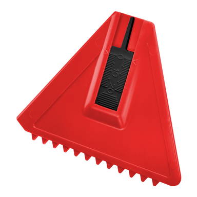 Eiskratzer mit Reifenprofiltiefenmesser - Schwarz, rot