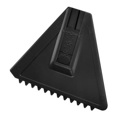 Eiskratzer mit Reifenprofiltiefenmesser - Schwarz, schwarz