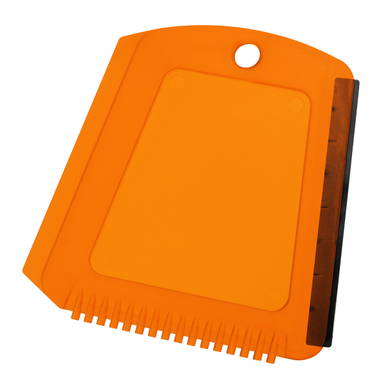 IJskrabber met ruitenwisser - Oranje-transparant