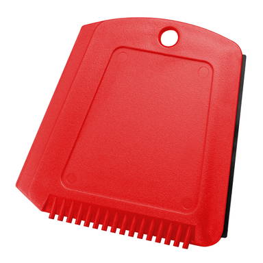 IJskrabber met ruitenwisser - Rood