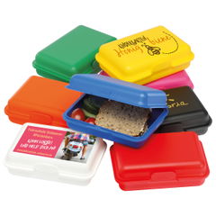 Kunststof lunchbox 15 x 10 x 5 cm