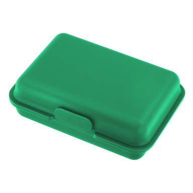 Kunststof lunchbox 15 x 10 x 5 cm - Groen