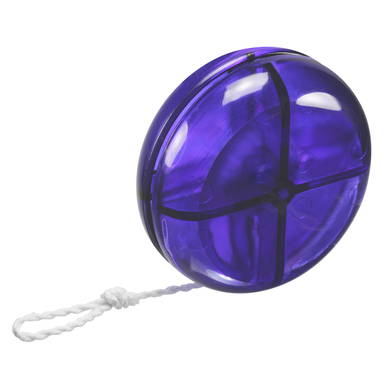 Klassieke JoJo 55 mm - Blauw-transparant