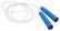Kunststof springtouw - Blauw, zwart, wit