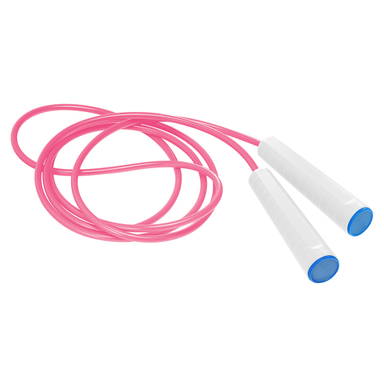 Plastic jump rope - White, blue, fuchsia