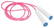 Kunststof springtouw - Wit, blauw, fuchsia