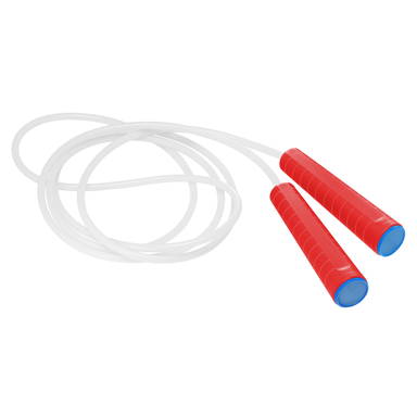 Plastic jump rope - Red, blue, white