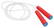 Kunststof springtouw - Rood, blauw, wit