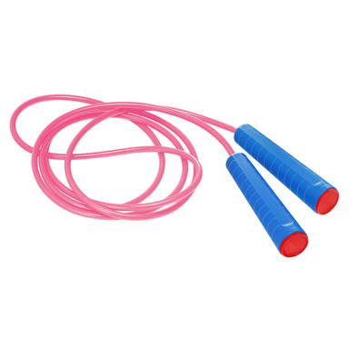 Plastic jump rope - Blue, red, fuchsia