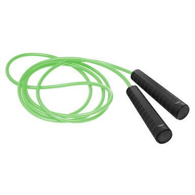 Plastic jump rope - Black, black, neon green