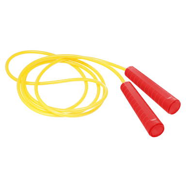 Plastic jump rope - Red, red, neon yellow