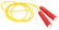 Kunststof springtouw - Rood, wit, neongeel